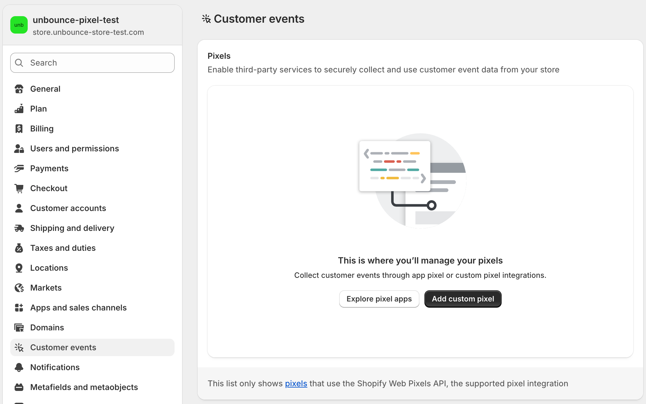Shopify Settings - Customer events.png